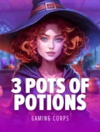 3 pots of potions slot logo